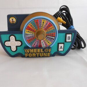 Wheel Of Fortune Plug N Play TV Game, Jakks Pacific, Tested/Works, 2005, 1st Ed.